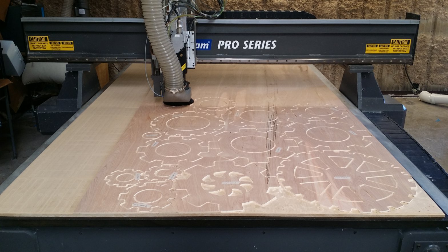 CNC routing tooling board
